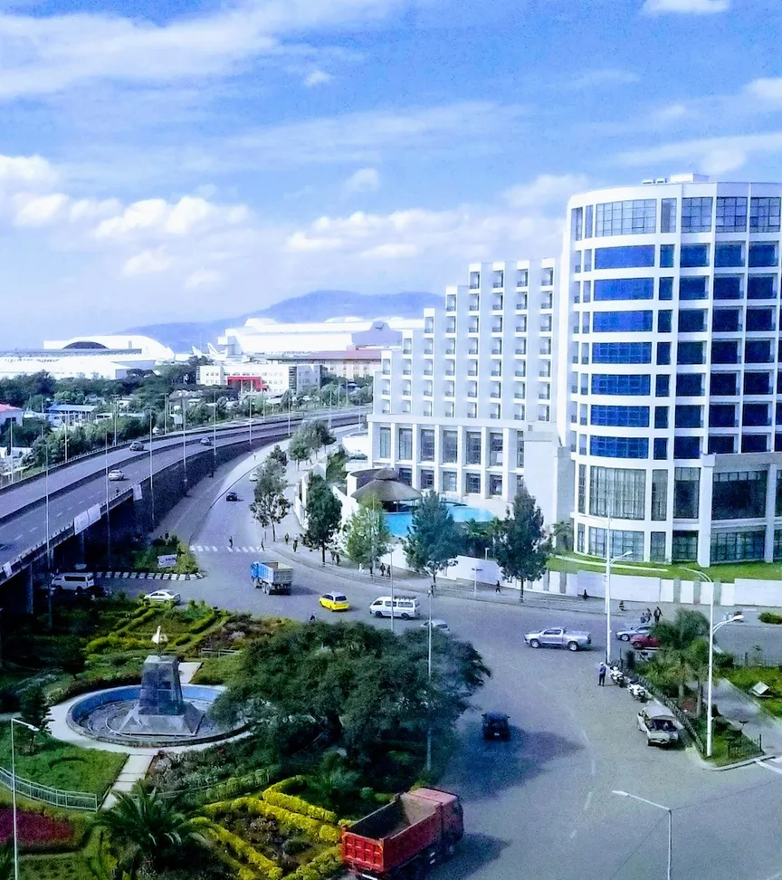 Skyline of Addis Ababa, Ethiopia