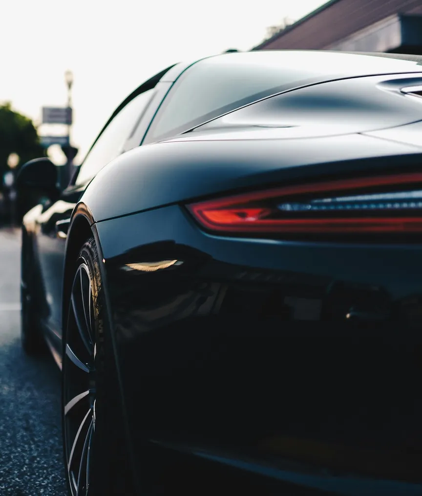 Back of a fancy supercar